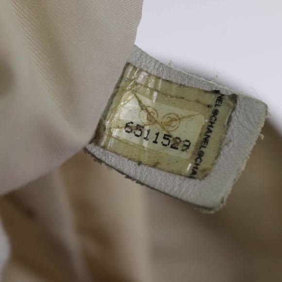 CHANEL New Travel Line Tote Bag Nylon Beige CC Auth th4946 - Picture 12 of 16